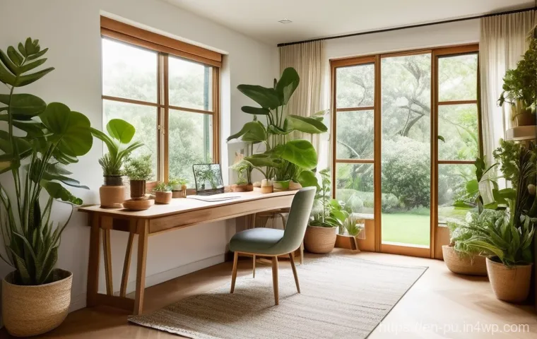 자연광을 최대한 활용하는 집 설계법 - An expansive, open-concept living room bathed in abundant natural light. Large, south-facing windows...